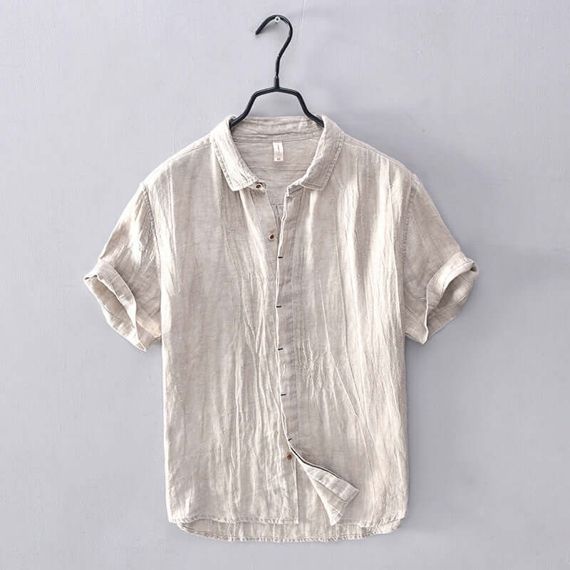 Linen Shirt For Men | Breathable | Beige