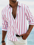 Linen Shirt For Men | Striped Design