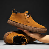 Men's Suede Leather Chukka Desert Boots Casual Ankle Footwear