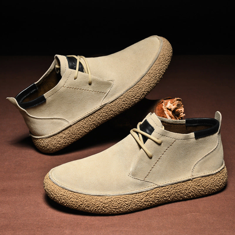 Men's Suede Leather Chukka Desert Boots Casual Ankle Footwear