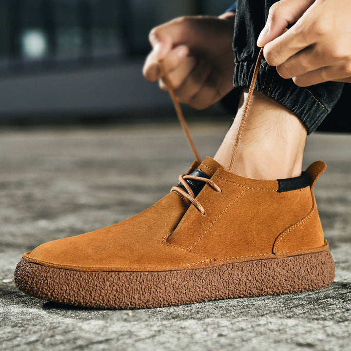 Men's Suede Leather Chukka Desert Boots Casual Ankle Footwear