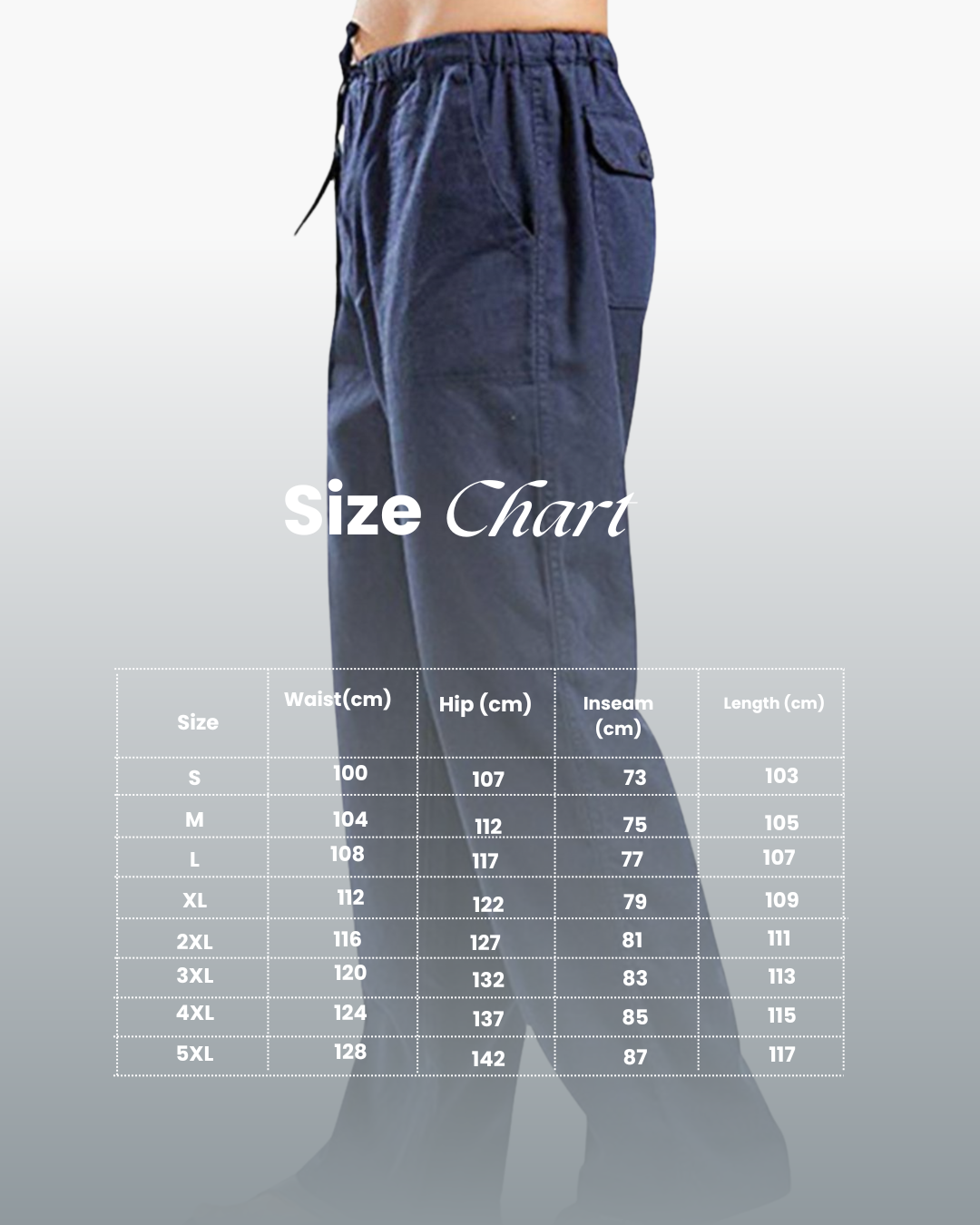 Men's Cotton Summer Drawstring Pants