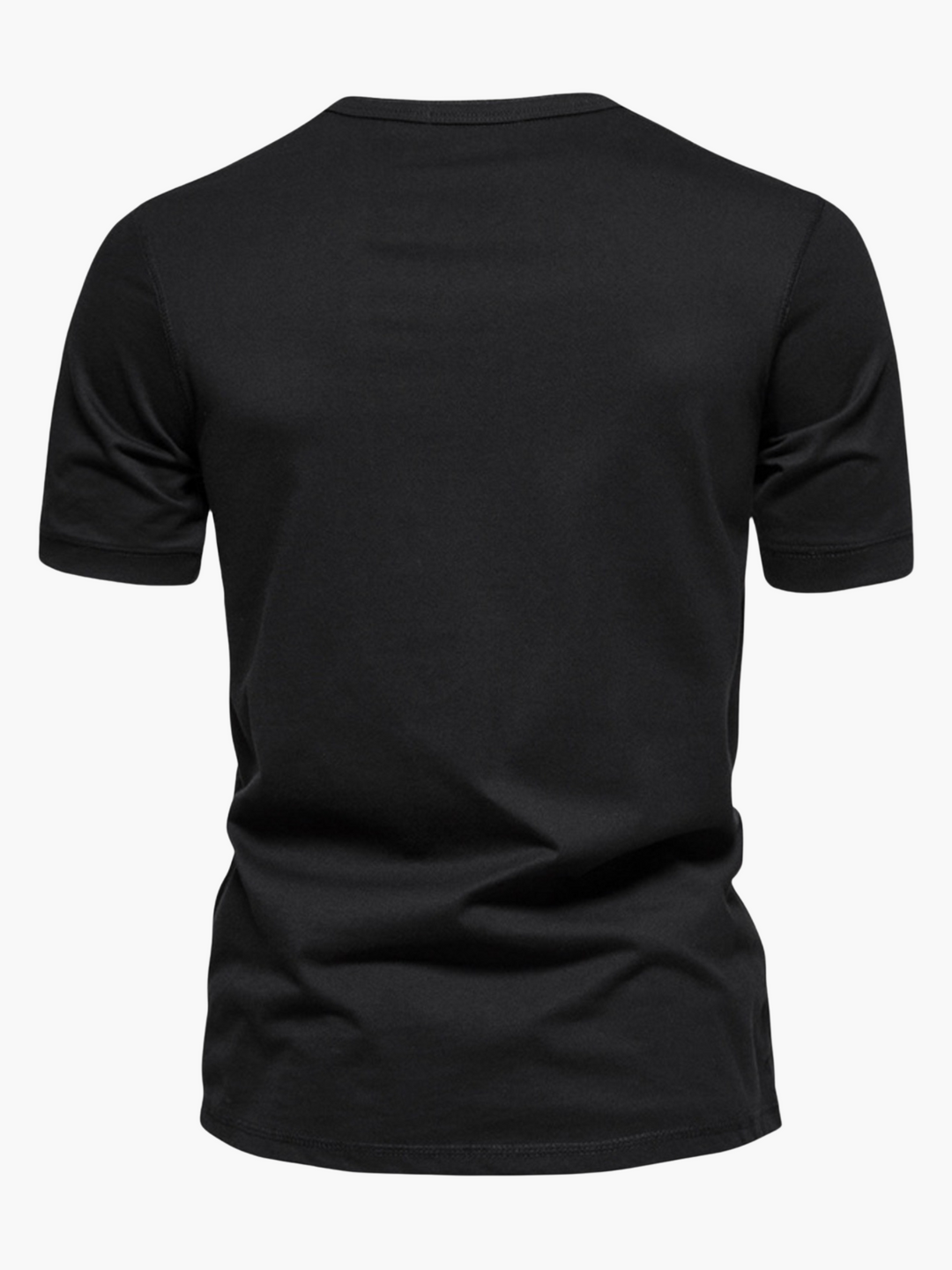 Men’s Summer Cotton Short Sleeve Henley Shirt