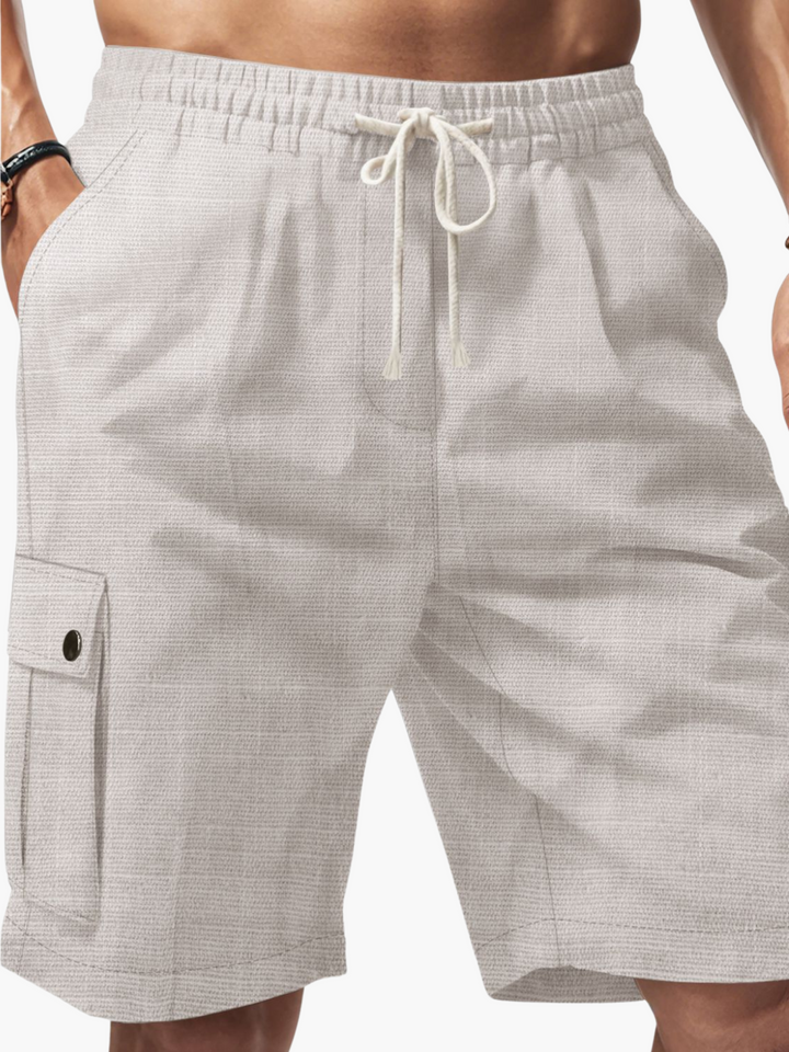 Men's Linen Blend Shorts Fashion Everyday Essential Breathable & Lightweight