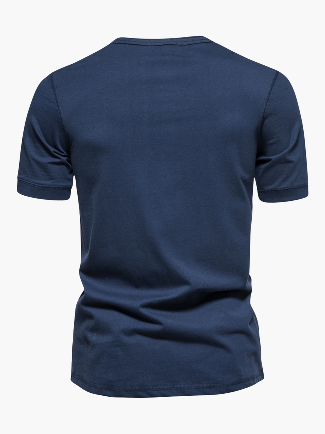 Men’s Summer Cotton Short Sleeve Henley Shirt