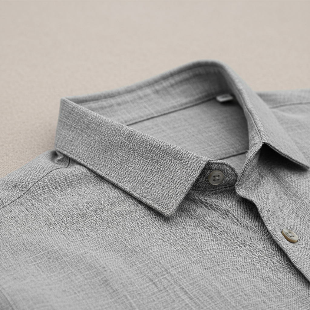 Men's Summer Linen Shirt Short Sleeve Casual Top