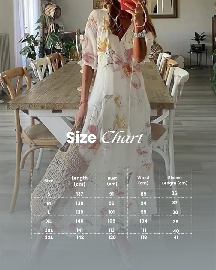 Bohemian-Inspired Maxi Dress | Flowy Fit