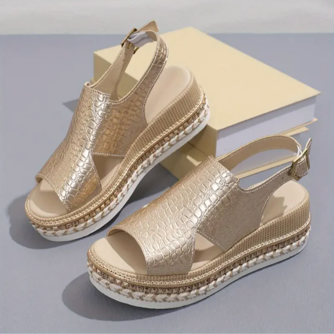 Orthopedic Sandals For Women | Spring | Gold 3