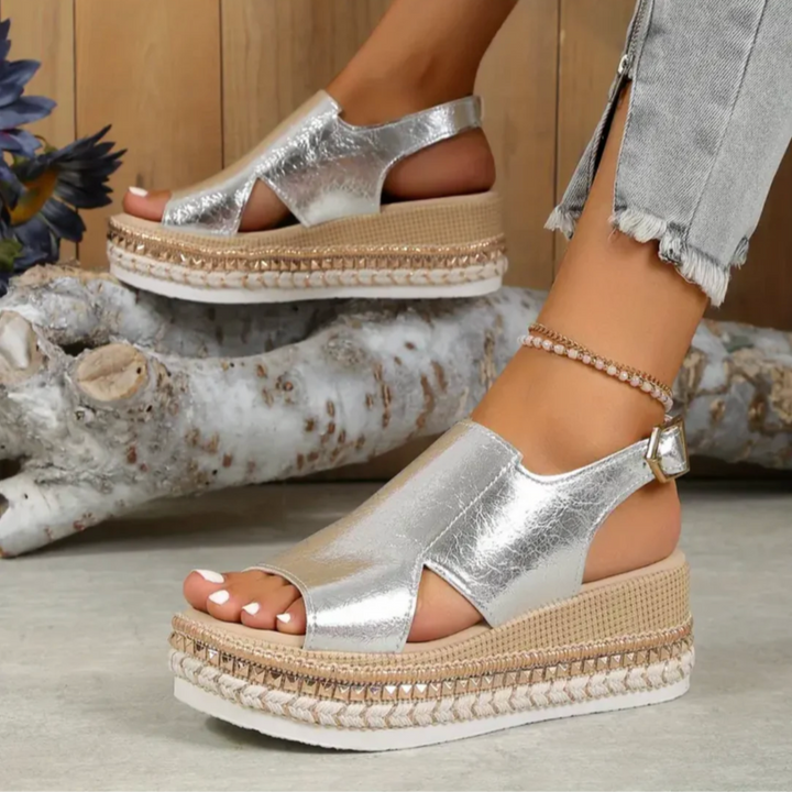 Orthopedic Sandals For Women | Spring | Silver