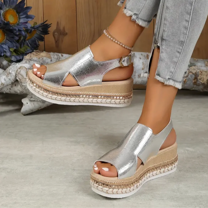 Orthopedic Sandals For Women | Spring | Silver 2