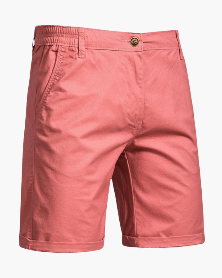 Men's Cotton Chino Shorts Summer Smart Casual Fit