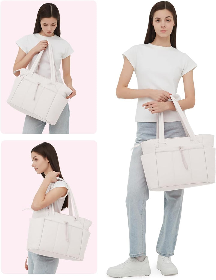 Quilted Tote Bag for Women | Water-Resistant 5