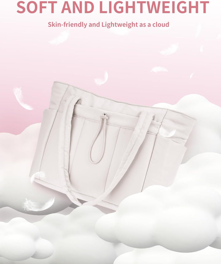 Quilted Tote Bag for Women | Water-Resistant 6