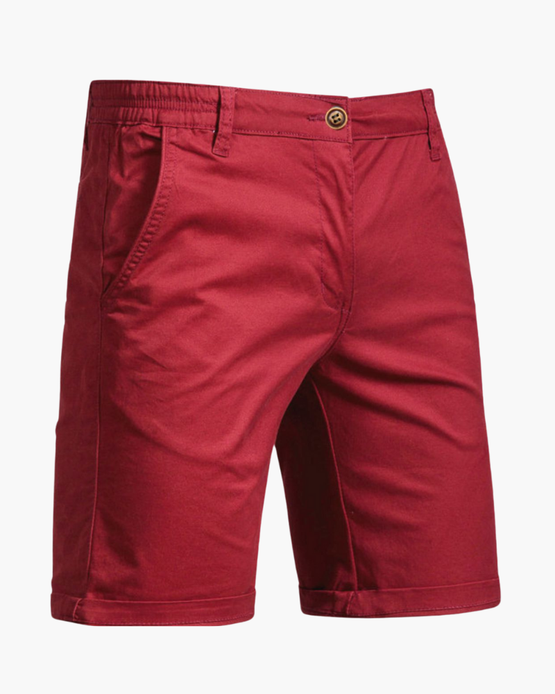 Men's Cotton Chino Shorts Summer Smart Casual Fit