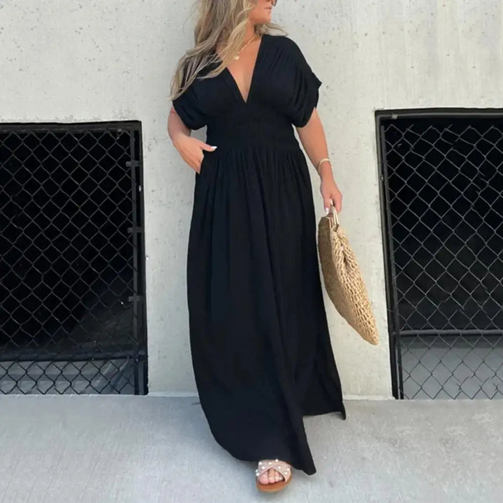 Cambria™ | V-Neck Maxi Dress