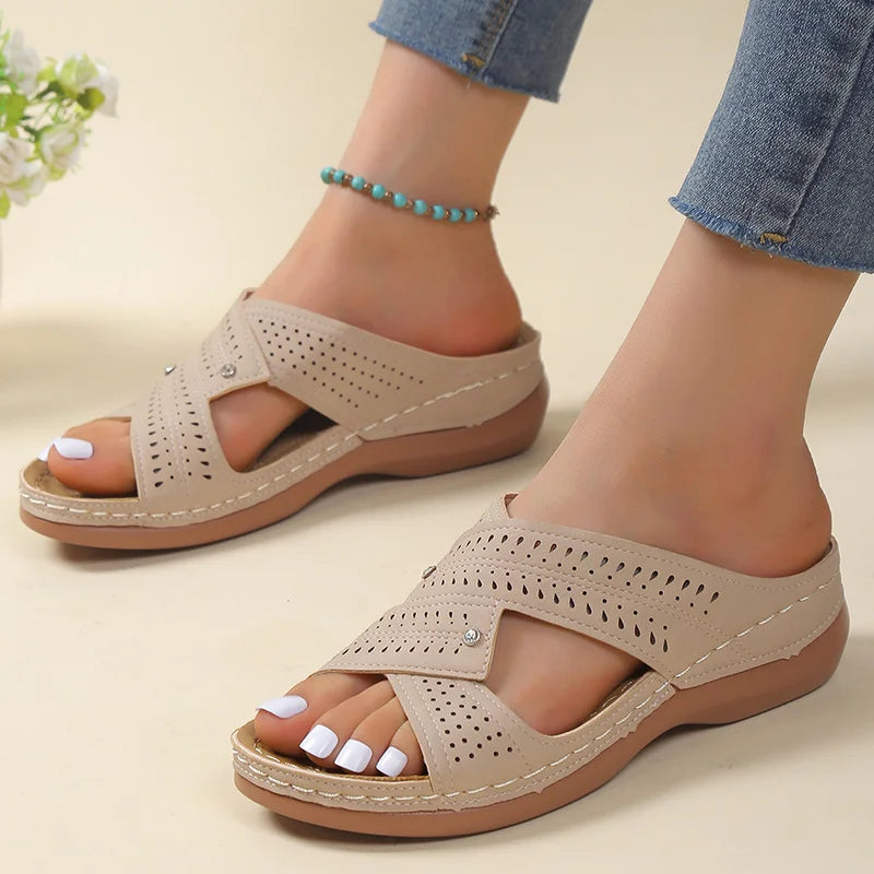 Women's Orthopedic Comfort Sandals Summer Fashion Everyday Lightweight Slides