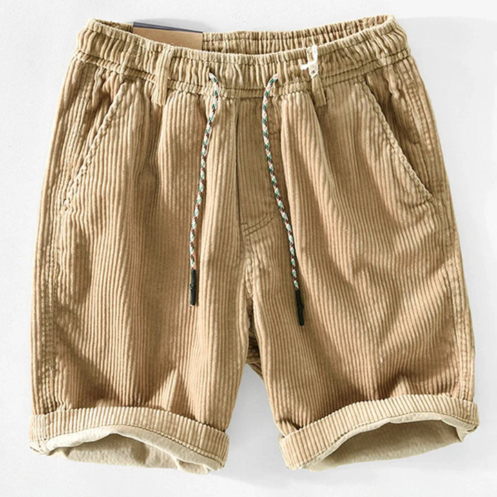Men's Corduroy Shorts Casual Summer Chino Shorts