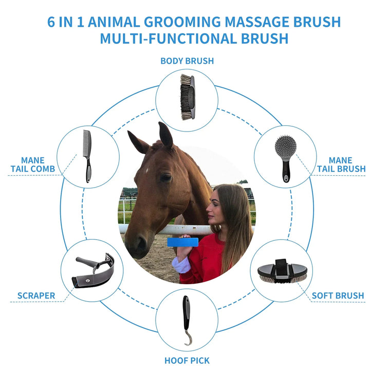 HorseCare Pro™️ | Care brush and massage for horse