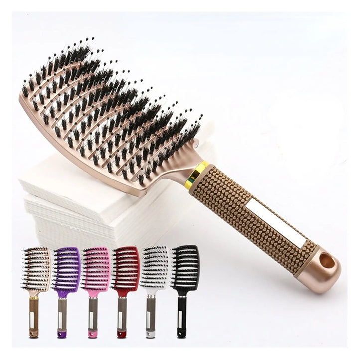 TangleEase | Painless Detangling for Silky Smooth Hair - Salon Quality Hairbrush