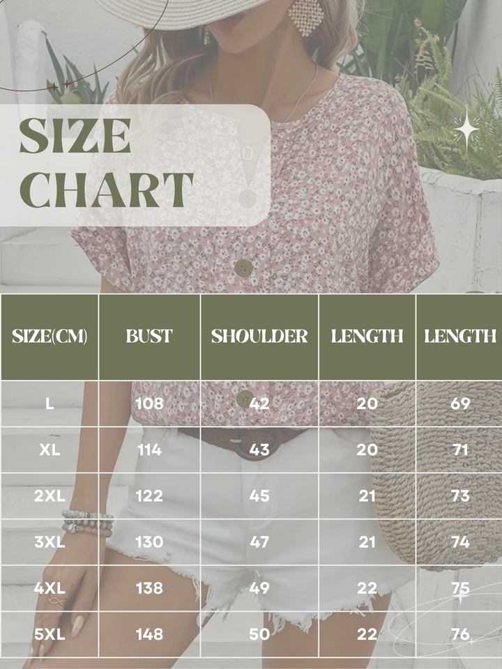 Floral Print Top For Women | Loose Fit