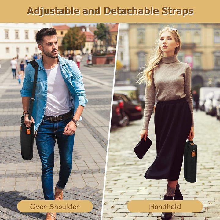 Wine Cooler Bag for Men & Women | Insulated Dual-Bottle Carrier 4