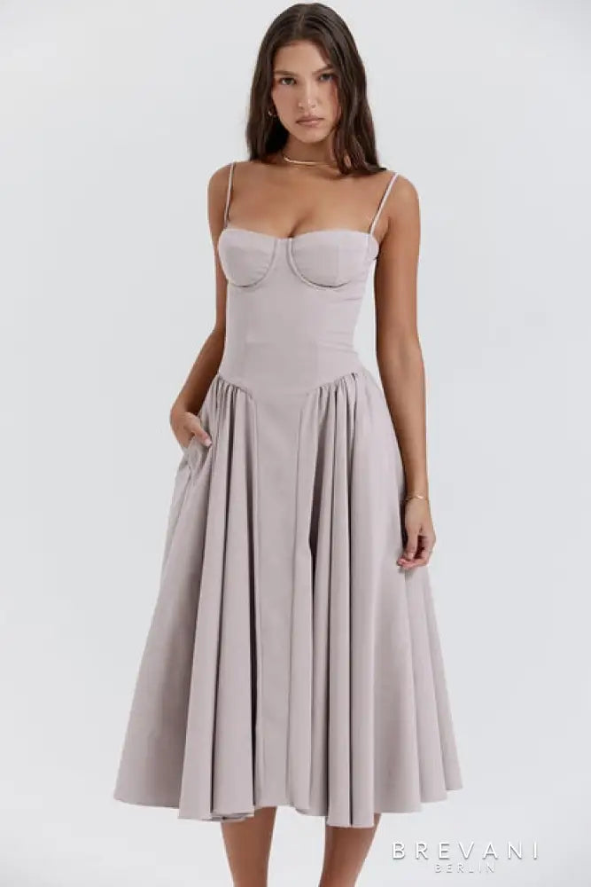 Vanya™ | Elegant Corset Maxi Dress