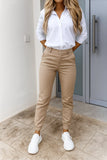 Women's Summer Cotton Chino Trousers