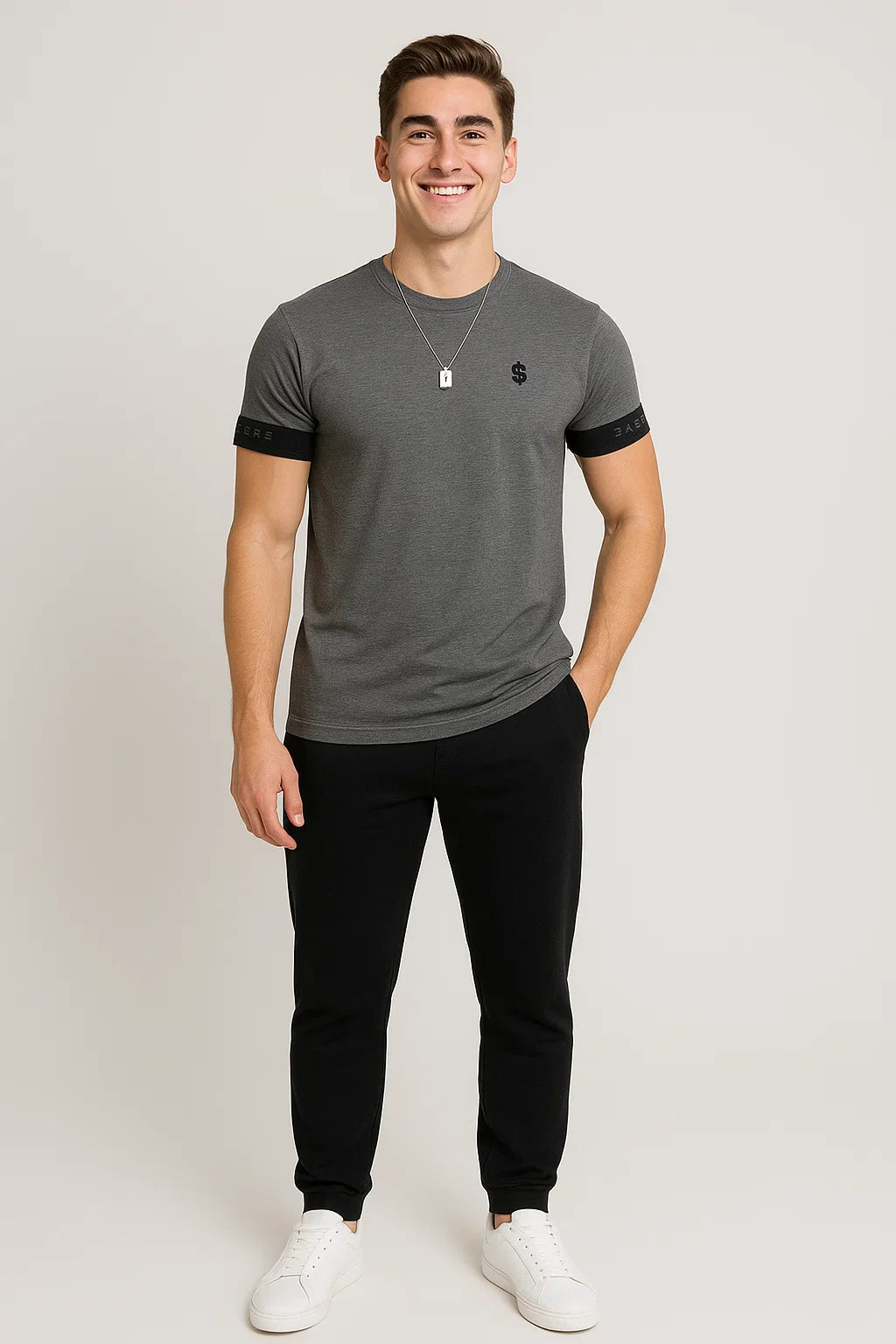 Men's T-Shirt Cotton Short Sleeve for Summer