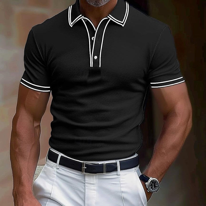 Men's Cotton Polo Shirt Summer Short Sleeve Casualwear