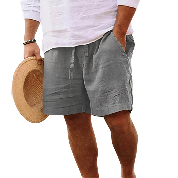 Men's Summer Cotton Linen Shorts