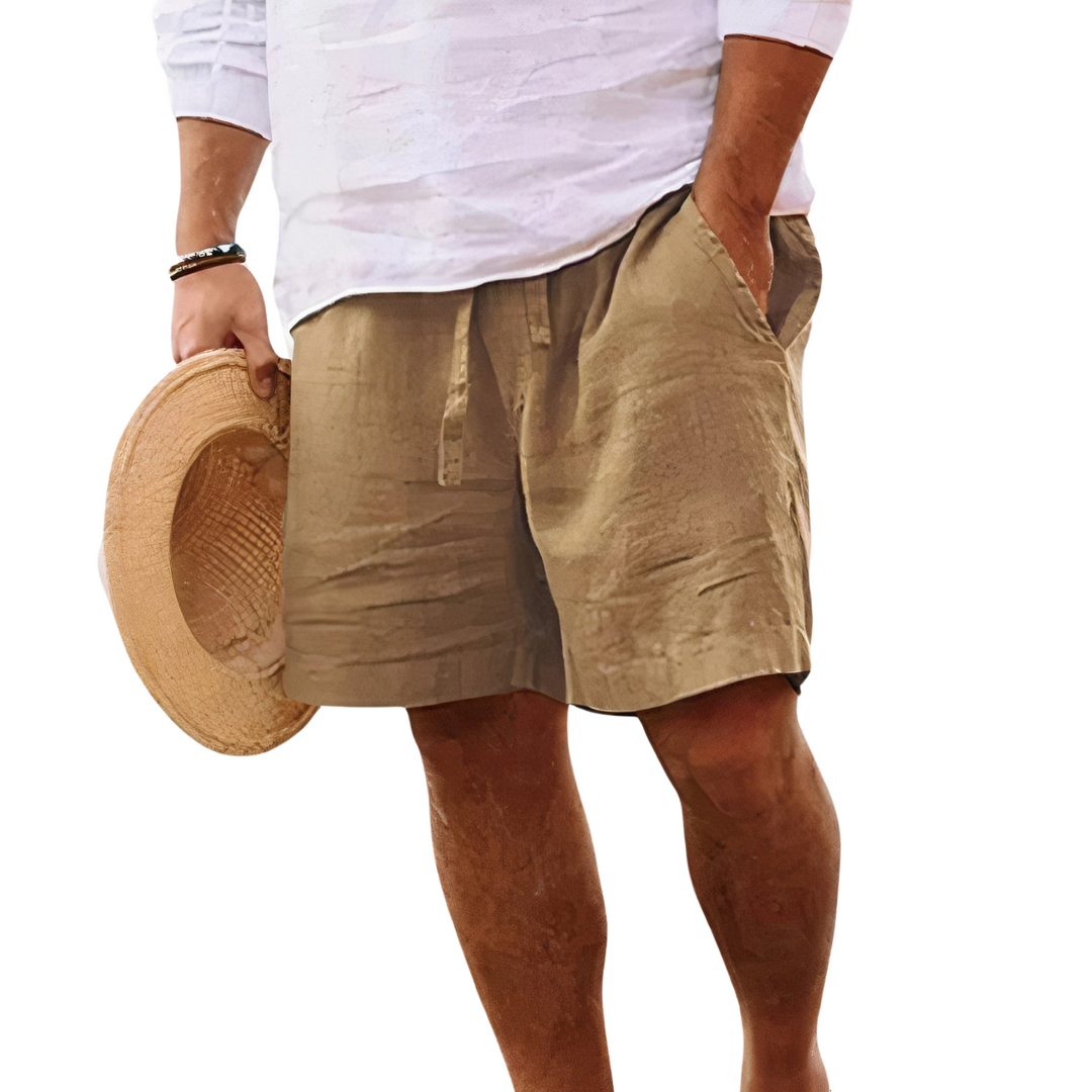 Men's Summer Cotton Linen Shorts