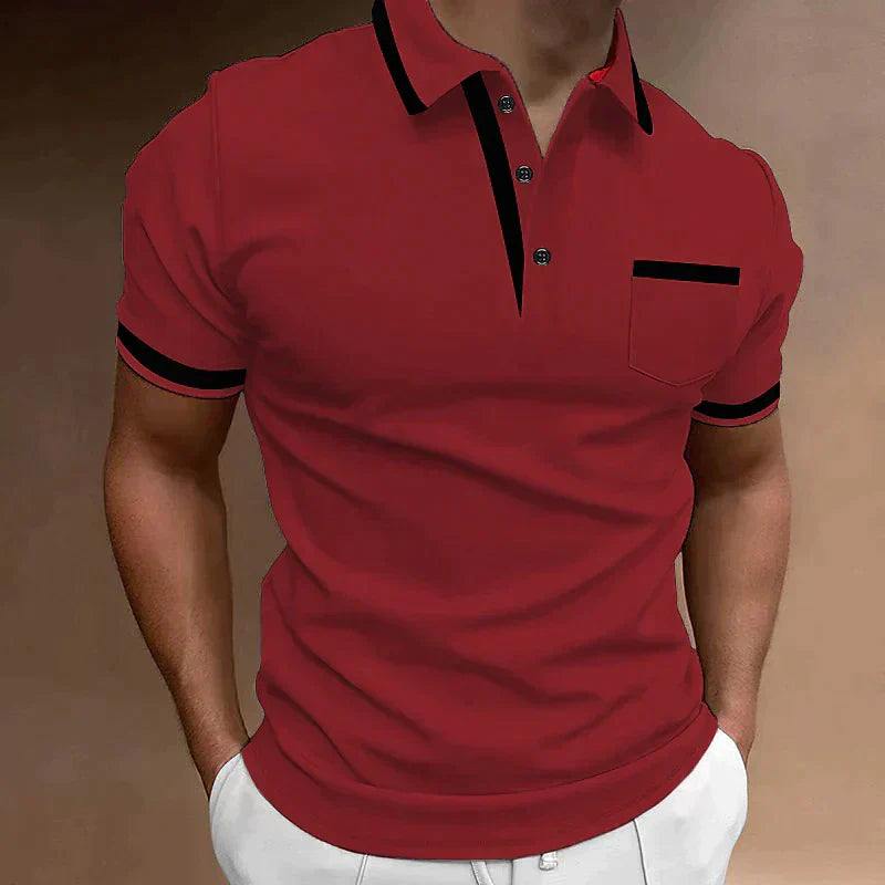 Cotton Men Polo Shirt Summer Casual Short Sleeve