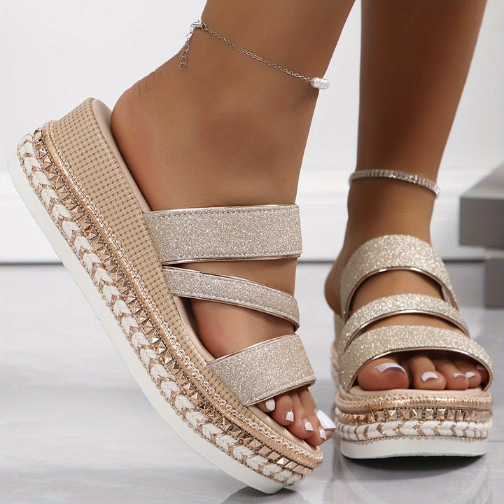 Liliana | Comfortable summer sandals with thick sole