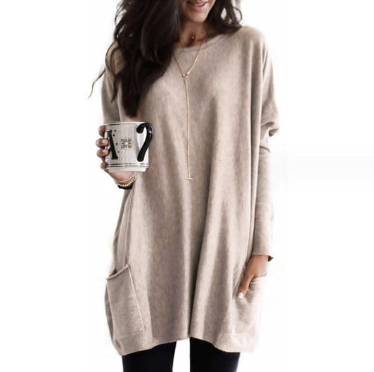 BRIELLE | FASHIONABLE POCKET LONG SLEEVES