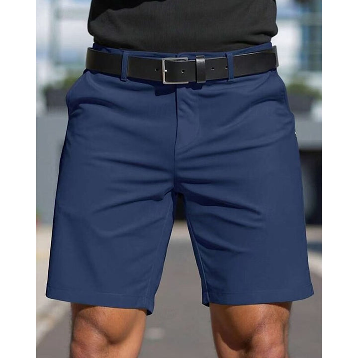 Men's Chino Shorts Summer Fashion Breathable Cotton Casual Shorts