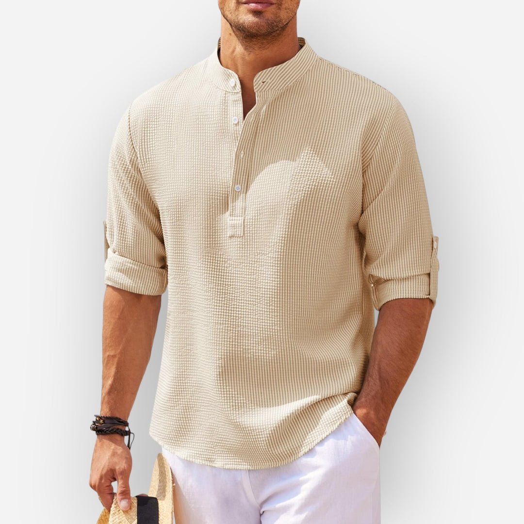 JOSEPH | STYLISH RUFFLED LINEN SHIRT