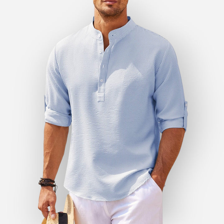 JOSEPH | STYLISH RUFFLED LINEN SHIRT