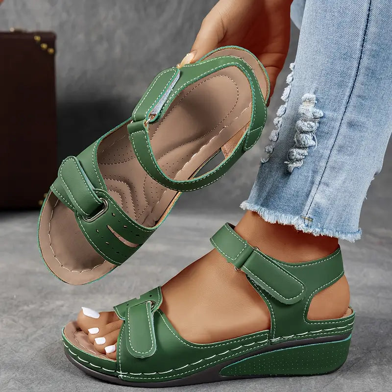 Leather Orthopedic Comfort Sandals for Women Summer Casual Wear