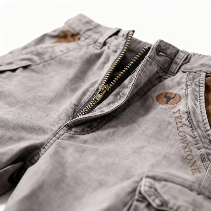 Men’s Cotton Cargo Shorts for Summer Casual Wear