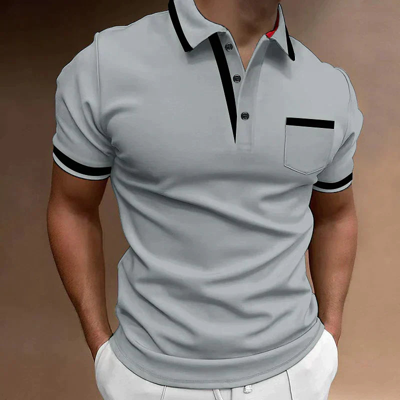 Cotton Men Polo Shirt Summer Casual Short Sleeve