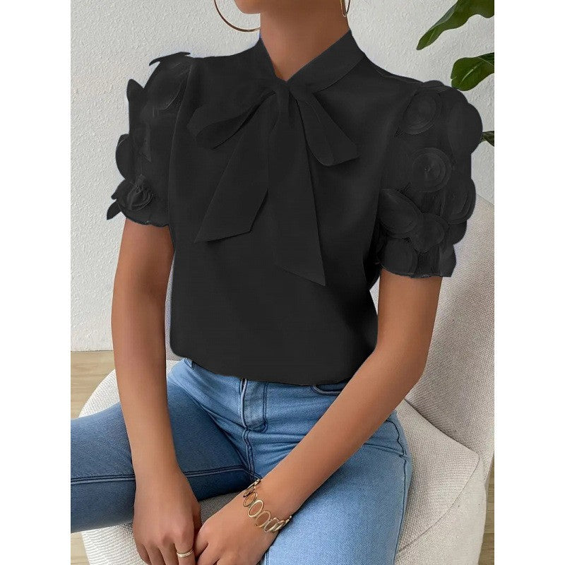 Puff Sleeve Blouse For Women | Semi-Formal