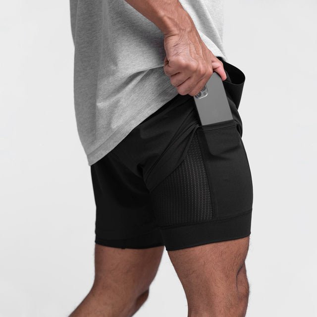 Men's 2-in-1 Performance Training Shorts for Summer Workouts