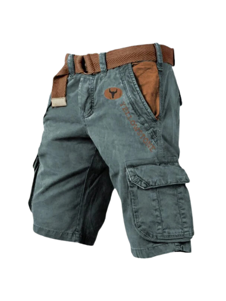 Men’s Cotton Cargo Shorts for Summer Casual Wear