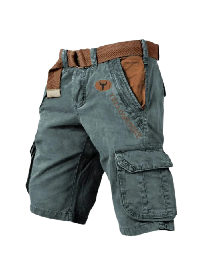 Men’s Cotton Cargo Shorts for Summer Casual Wear
