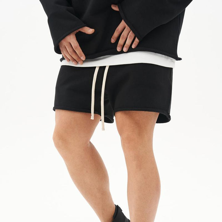 Men's Cotton Fleece Relaxed Fit Sweat Shorts for Summer