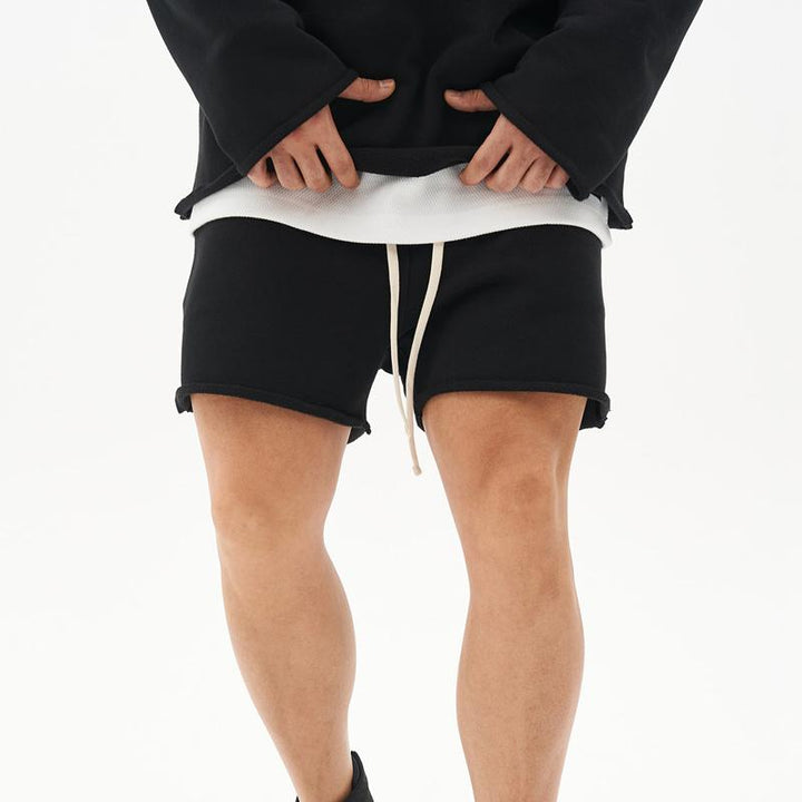 Men's Cotton Fleece Relaxed Fit Sweat Shorts for Summer