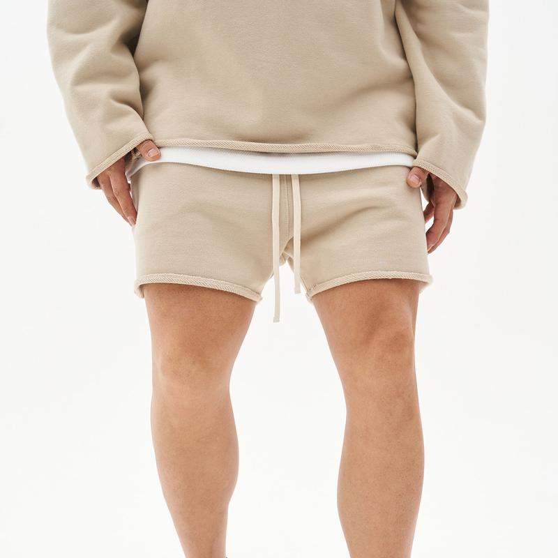 Men's Cotton Fleece Relaxed Fit Sweat Shorts for Summer