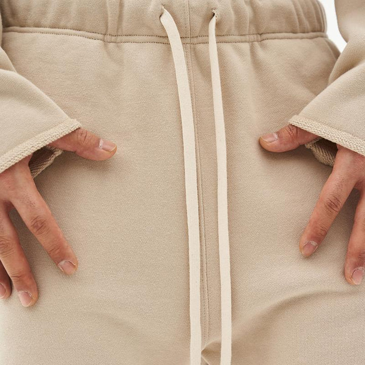 Men's Cotton Fleece Relaxed Fit Sweat Shorts for Summer