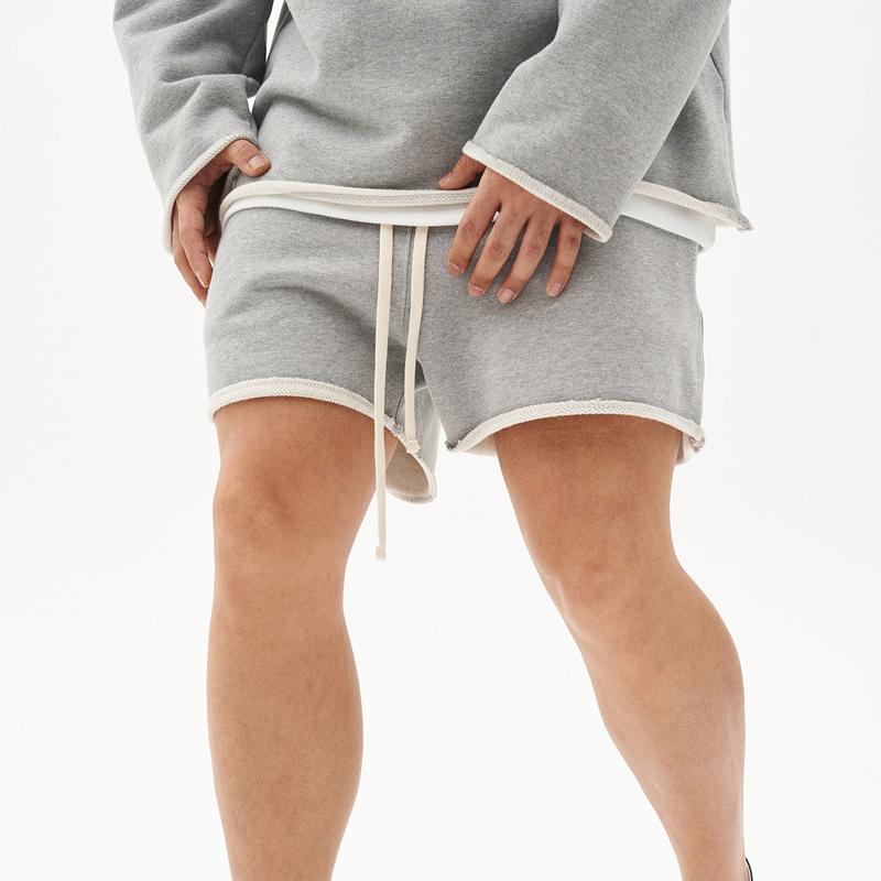 Men's Cotton Fleece Relaxed Fit Sweat Shorts for Summer