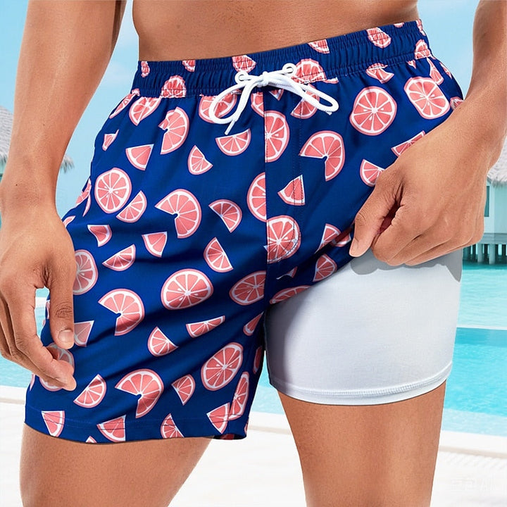 Men's Summer Board Shorts Quick-Dry Swim Trunks